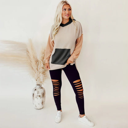 Split Long Sleeve Sweater Women's - Which Mark