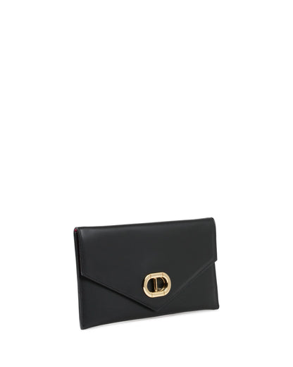 Leather Envelope Clutch Black - Which Mark