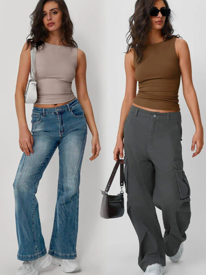 2 Piece Round Neck Tank - Which Mark
