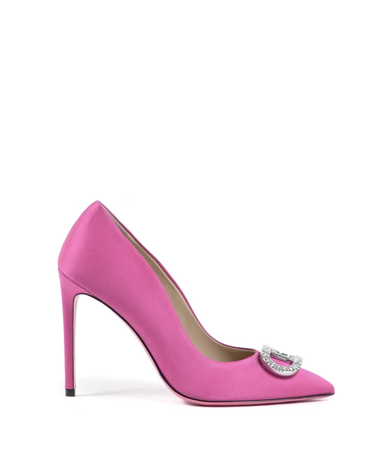Cindarella Satin Pump Fuxia - Which Mark