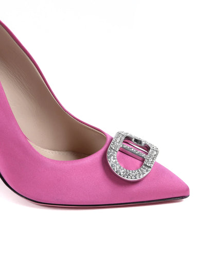 Cindarella Satin Pump Fuxia - Which Mark