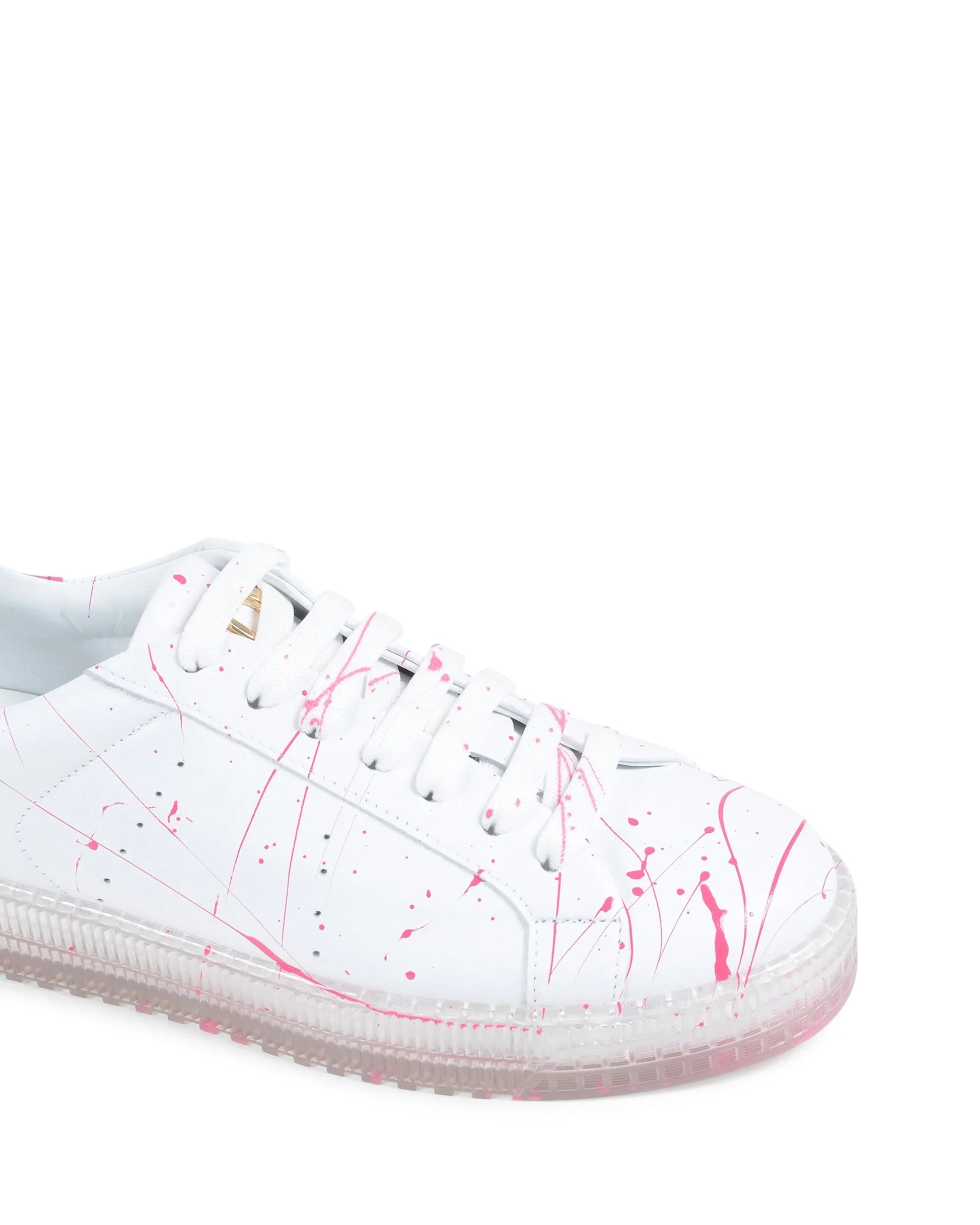 Splatter Sneaker - White Fuxia - Which Mark
