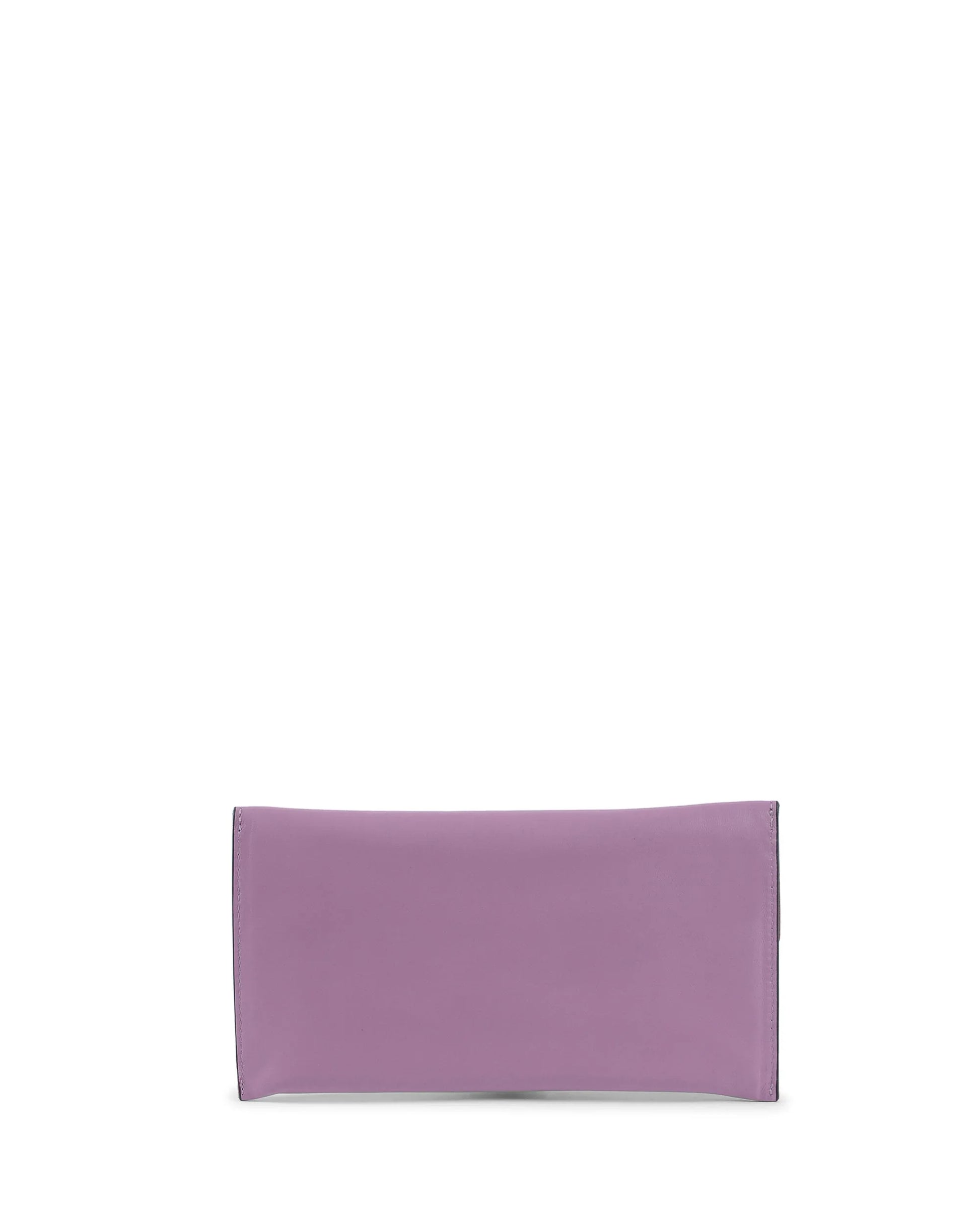 Leather Envelope Clutch Purple - Which Mark
