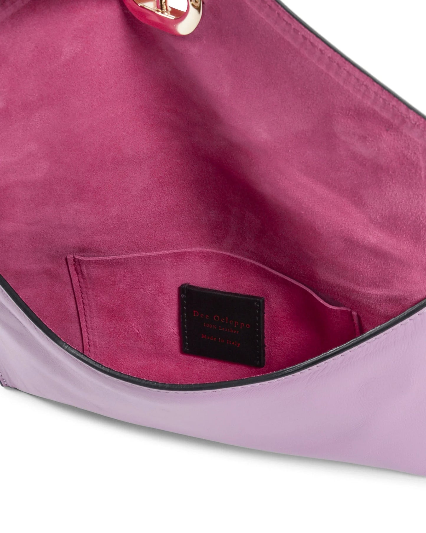 Leather Envelope Clutch Purple - Which Mark