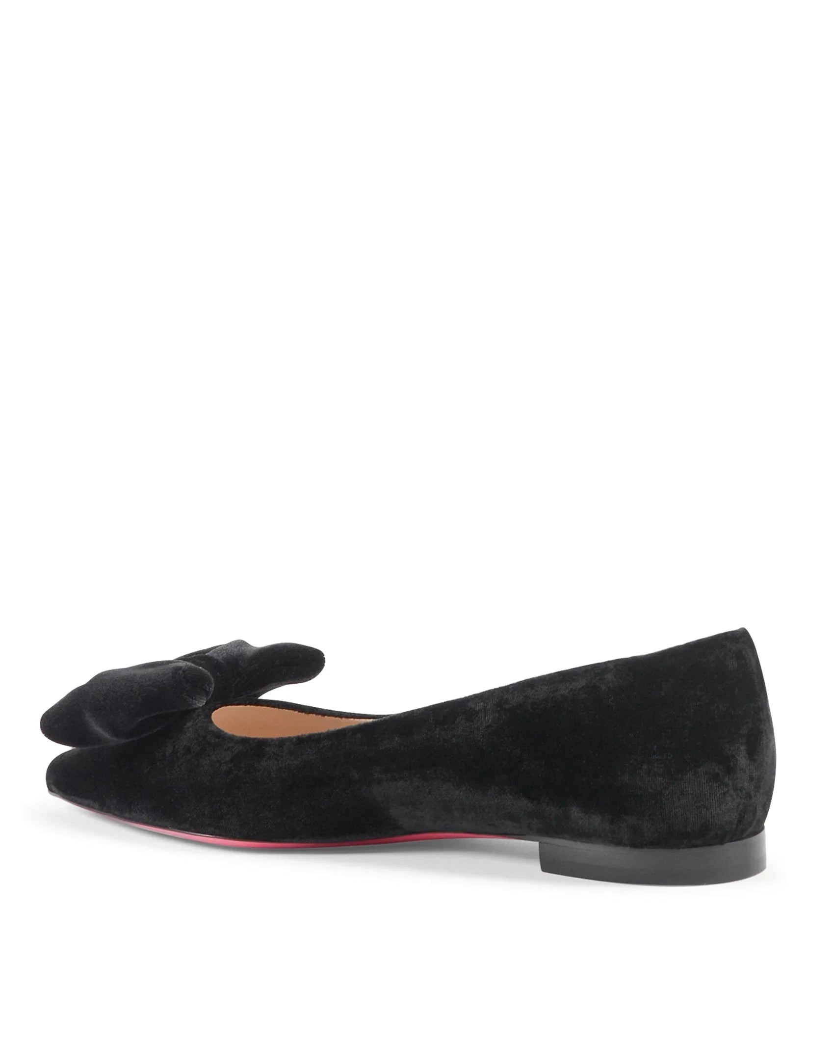 Baby Bow Velvet Ballerina - Black - Which Mark