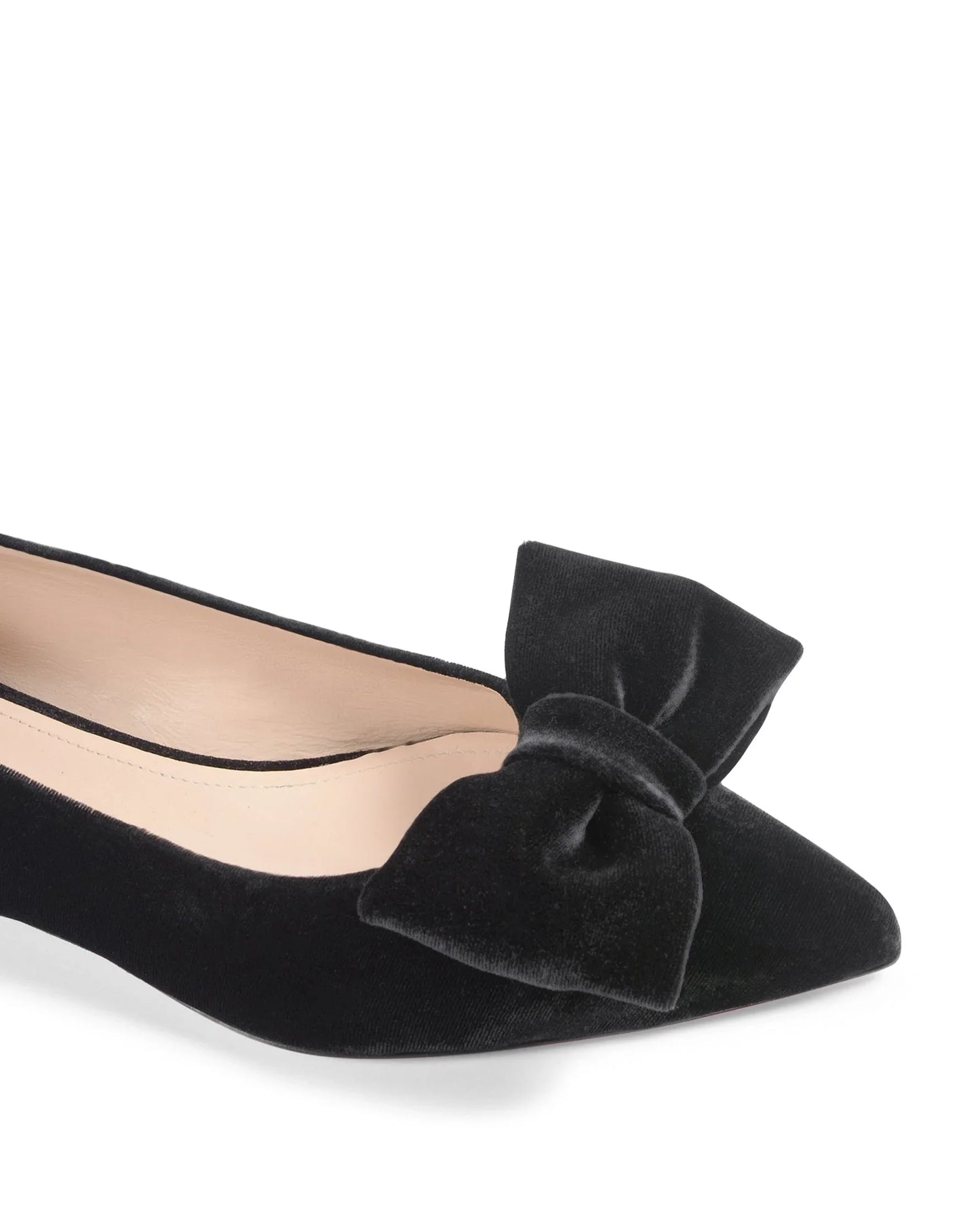 Baby Bow Velvet Ballerina - Black - Which Mark