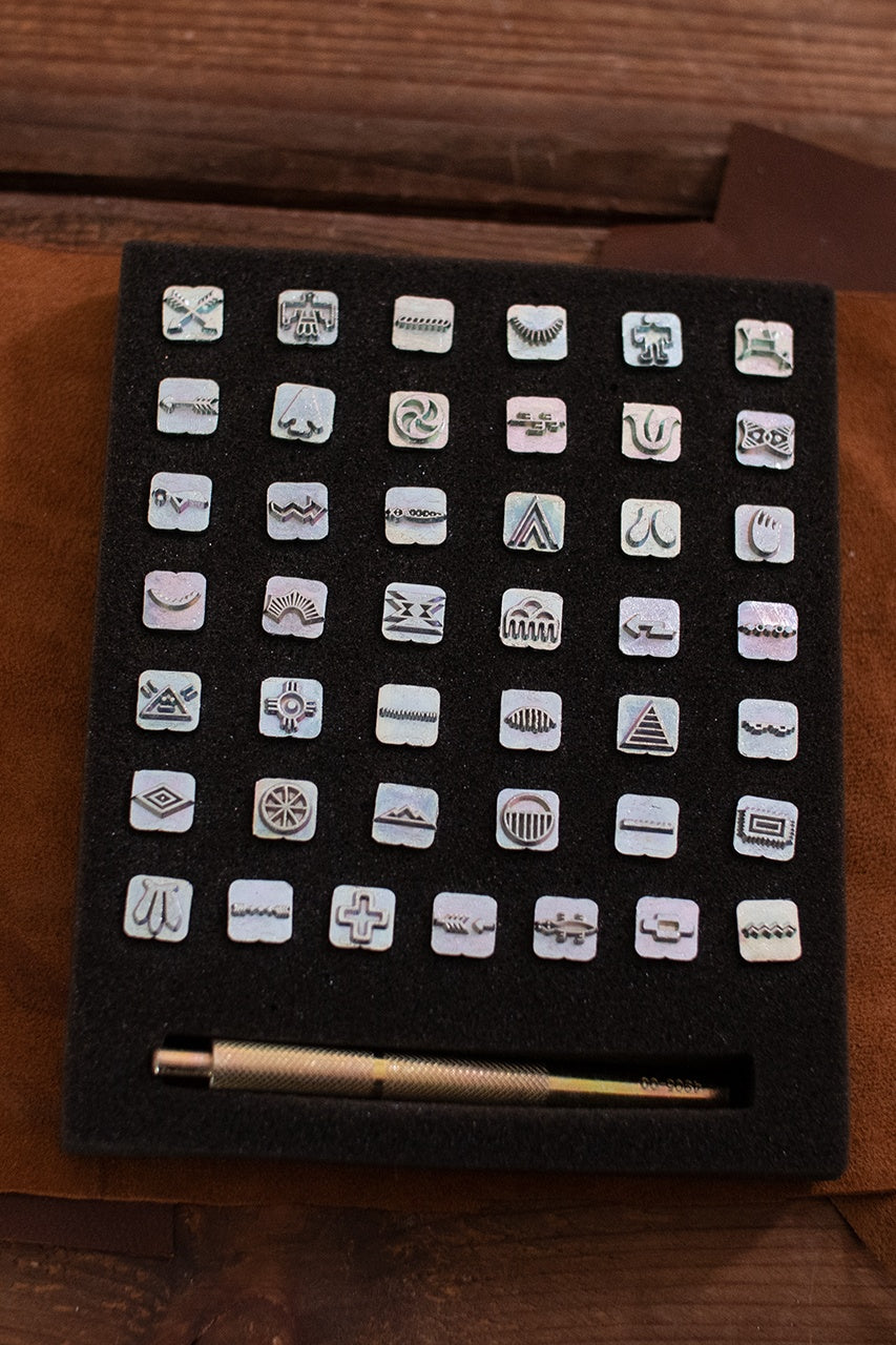 Embossing Tool Set NATIVE AMRICAN SYMBOLS - Which Mark