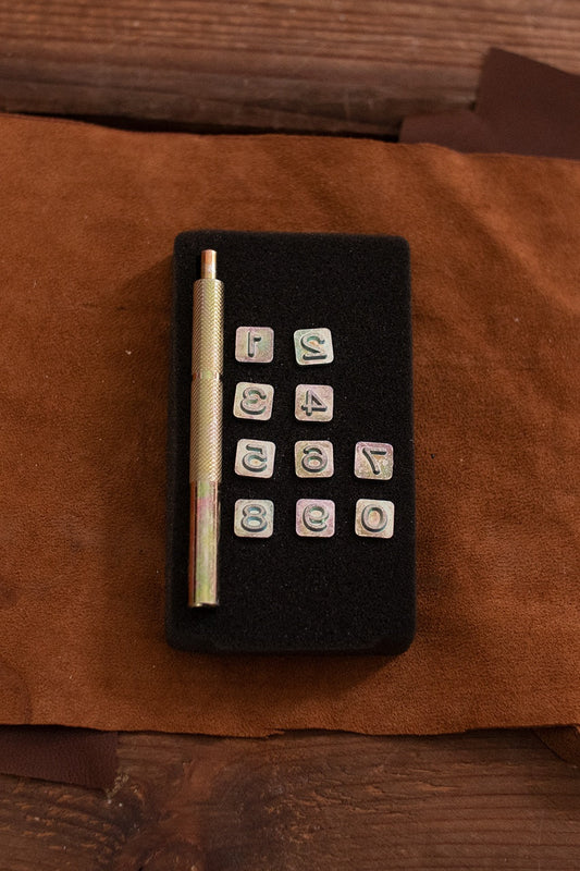 Embossing Tool Set Numbers SIMPLE (6,4 mm) - Which Mark