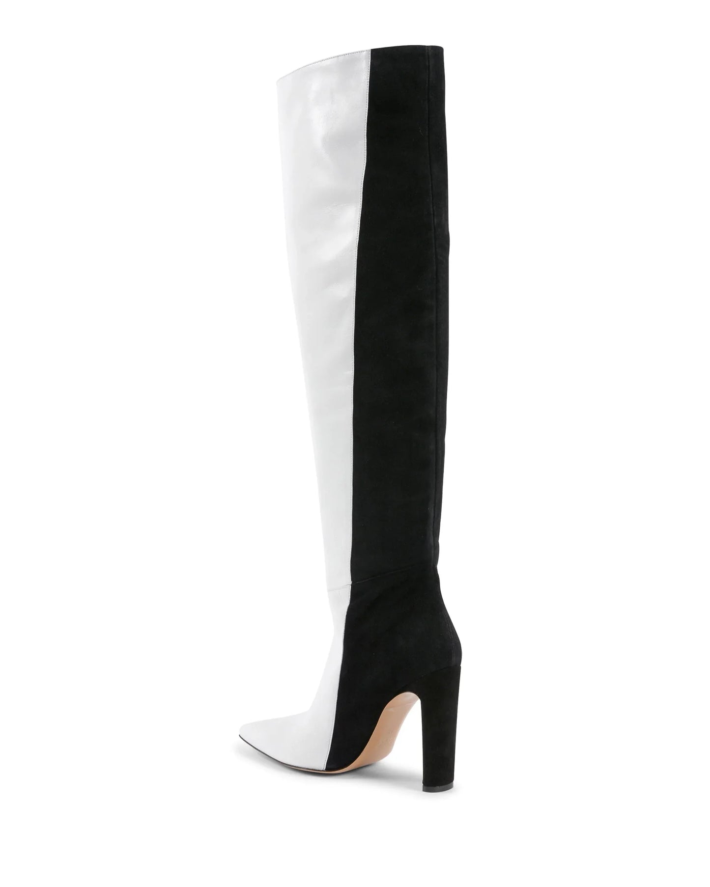 Alexandra - High Boot Black White - Which Mark