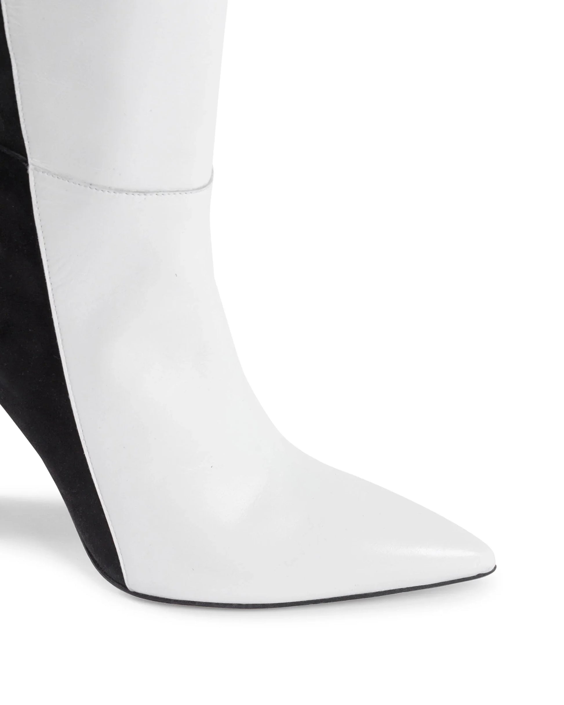 Alexandra - High Boot Black White - Which Mark