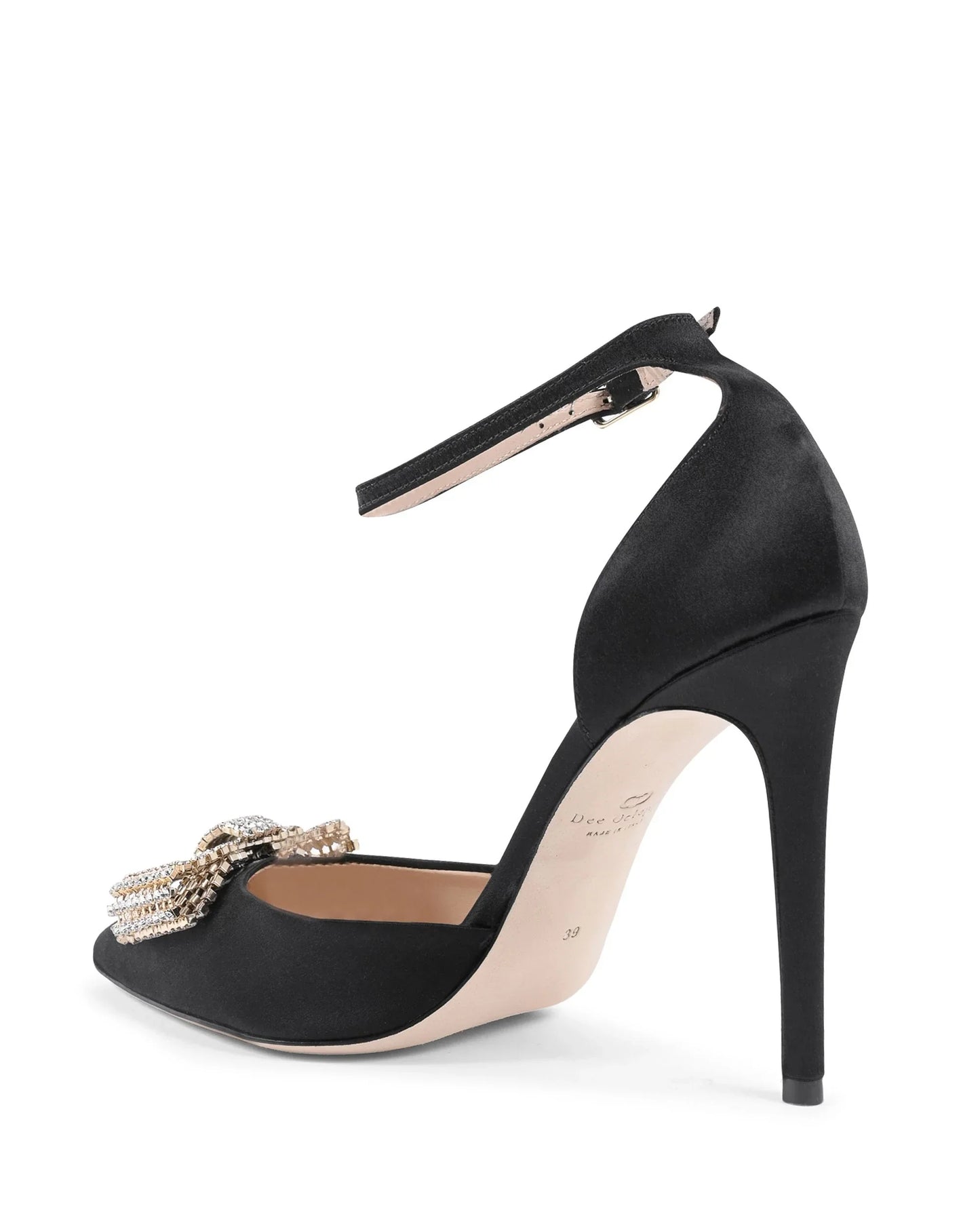 Satin Bow Pump - Black - Which Mark