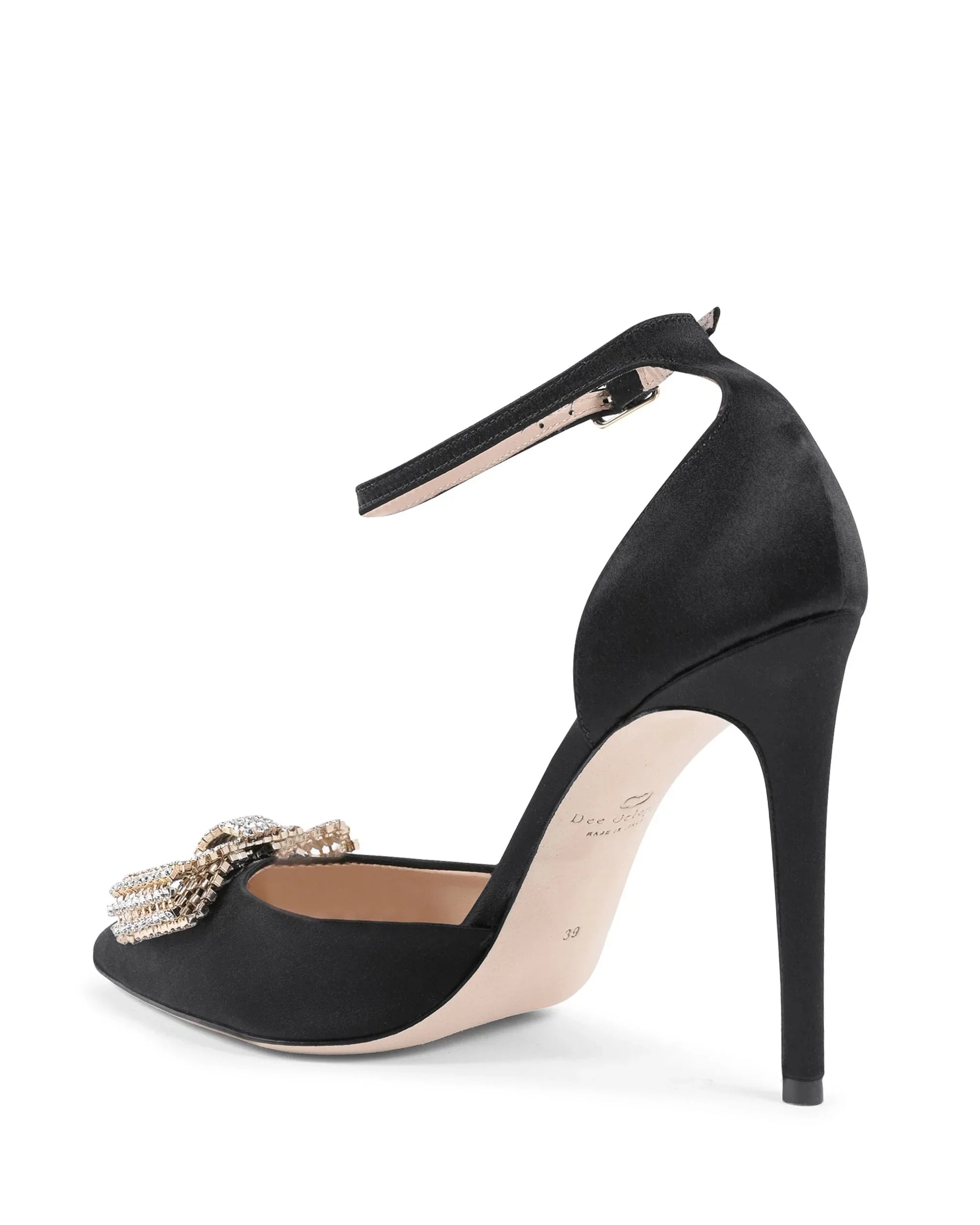 Satin Bow Pump - Black - Which Mark