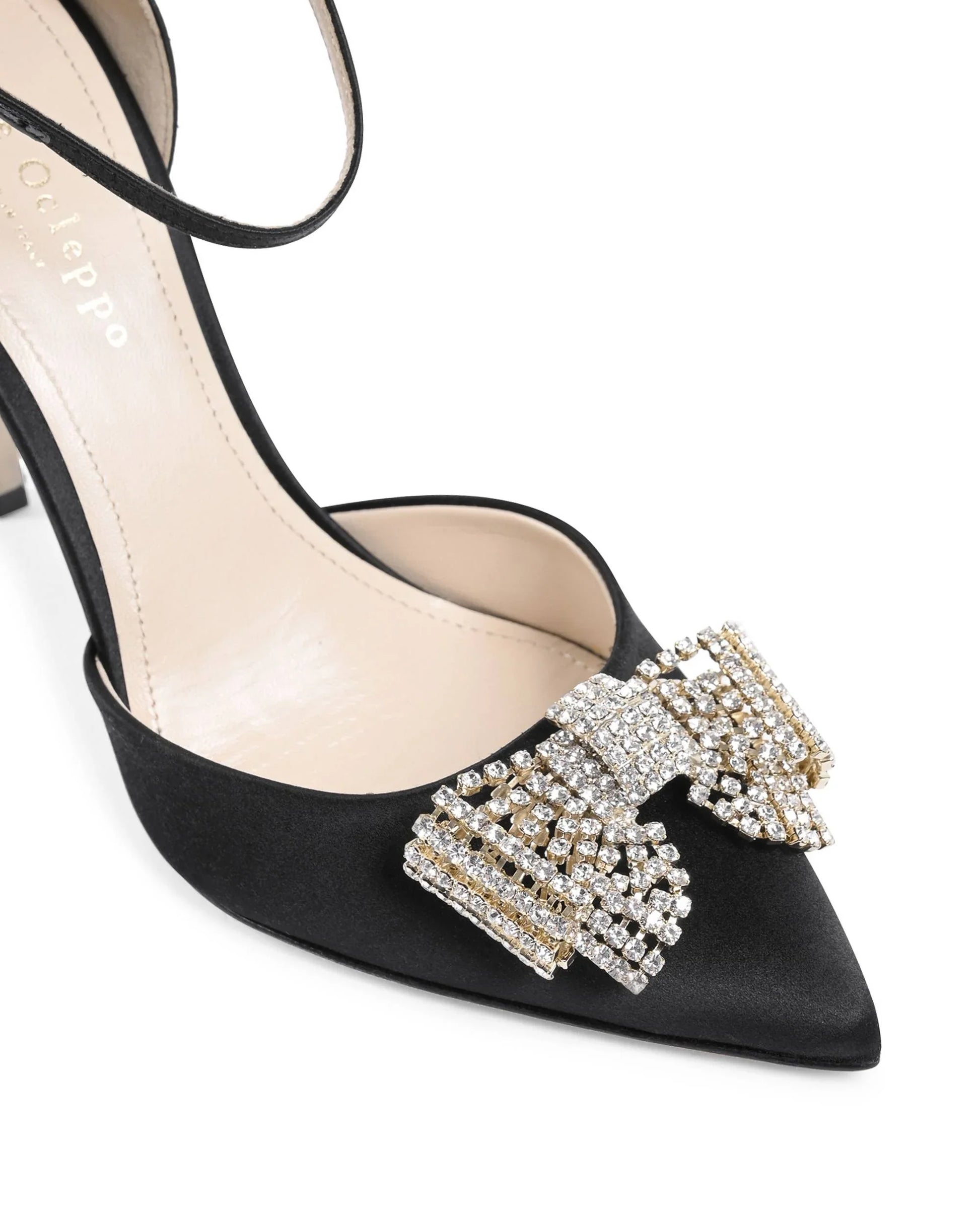 Satin Bow Pump - Black - Which Mark