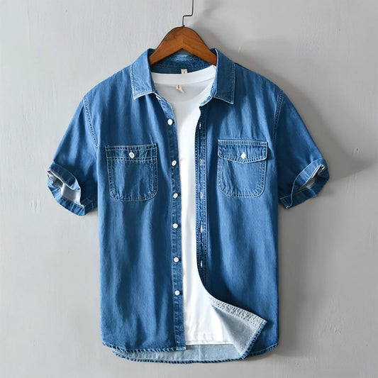 Cotton DressShirt Coat For Men - Which Mark