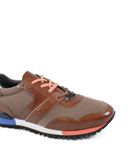 19V69 Italia Mens Sneaker Brown YO D392-2 TABACCO - Which Mark