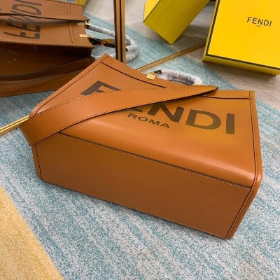 Large Tote Brown Bags - Which Mark