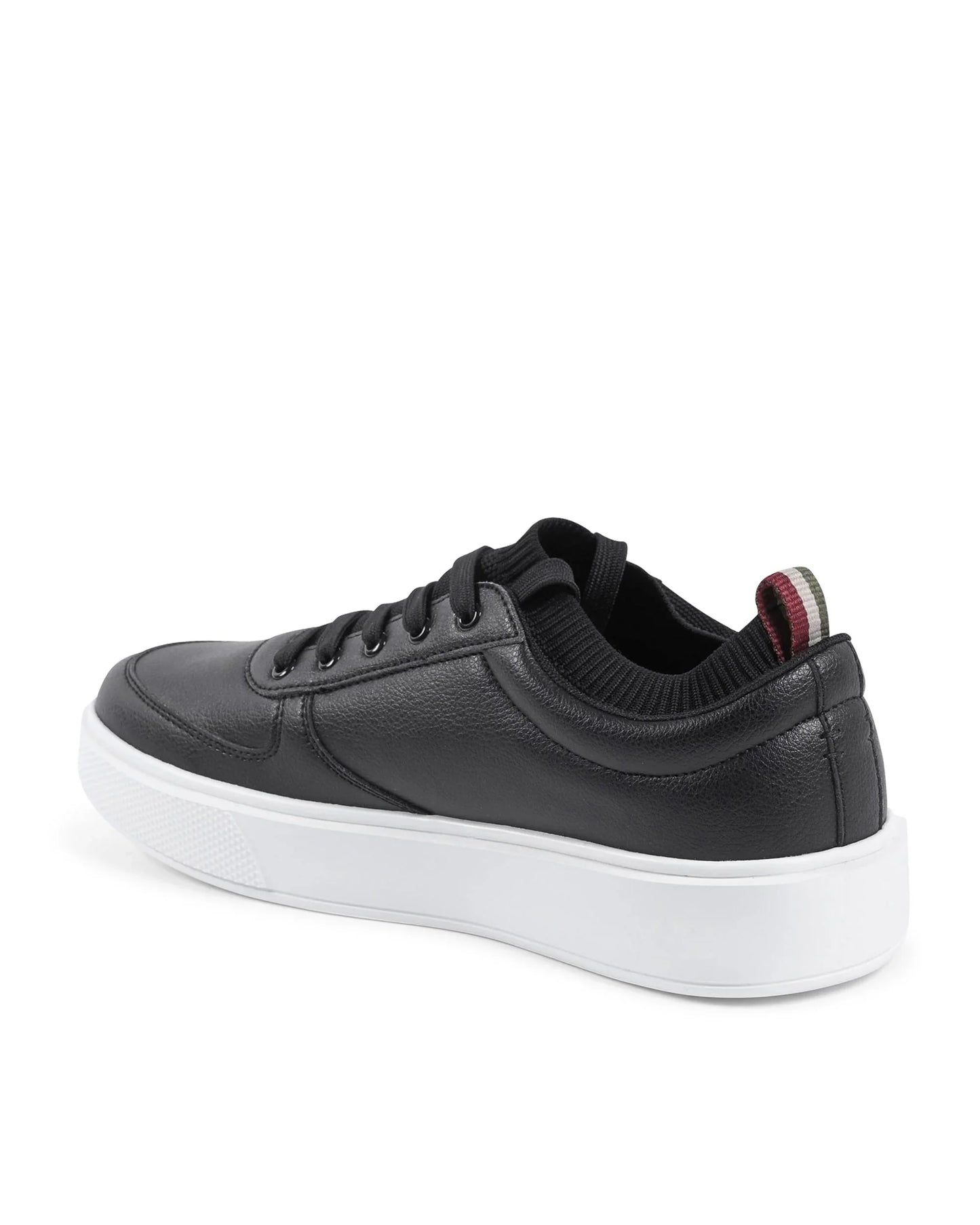 V Italia Mens Sneaker Black SNK 002 M BLACK - Which Mark