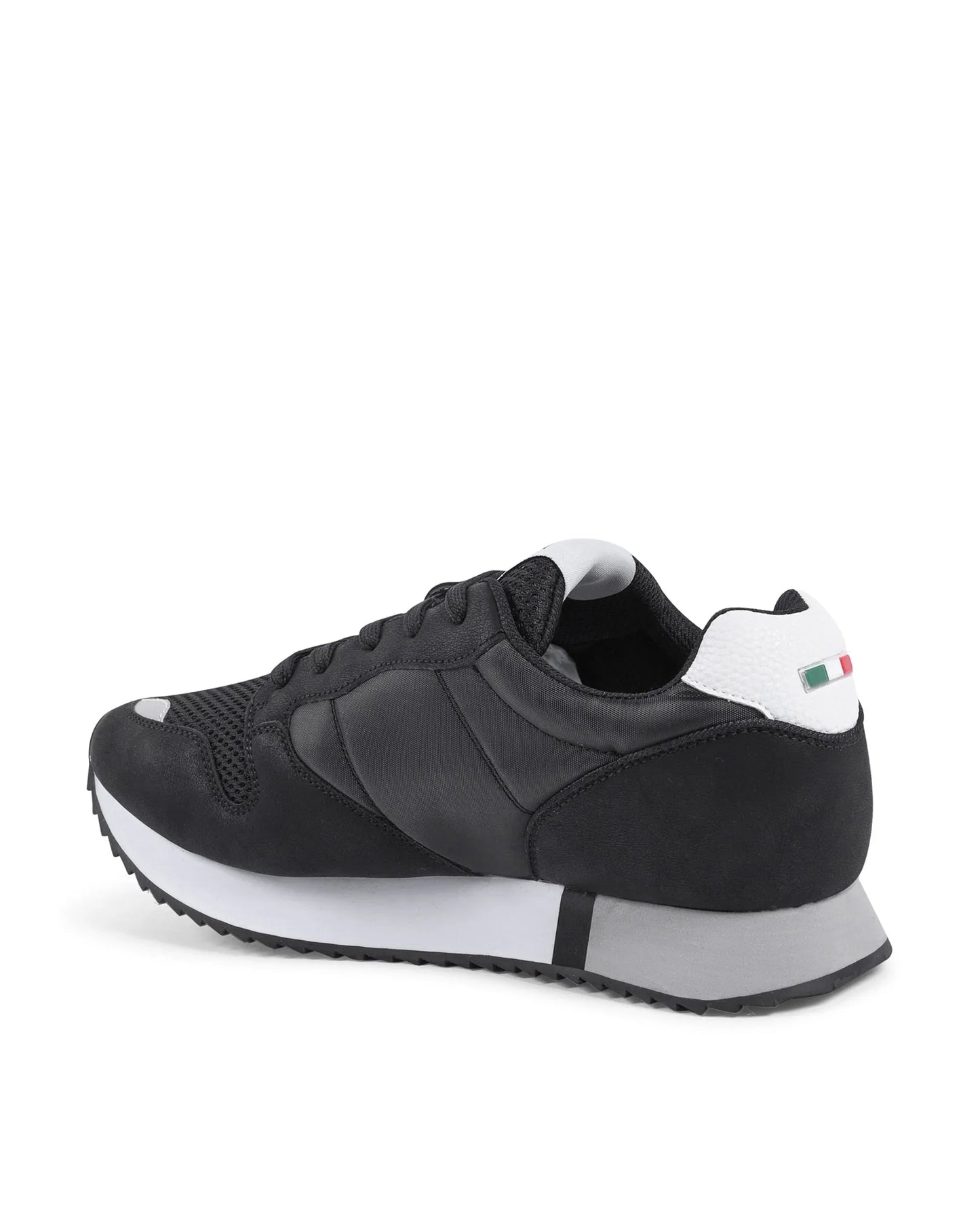 V Italia Mens Sneaker Black SNK 003 M BLACK - Which Mark