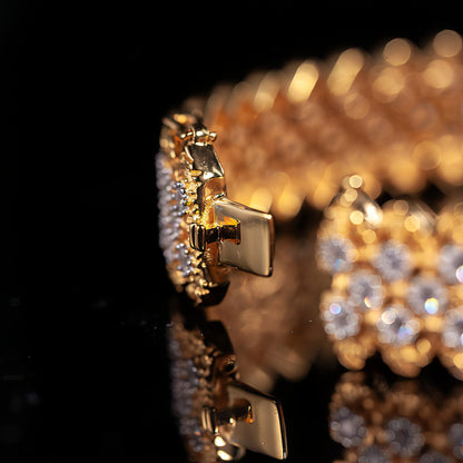 Gold Plated S925 Silver Fine Version Of The Lace Bracelet For Women - Which Mark