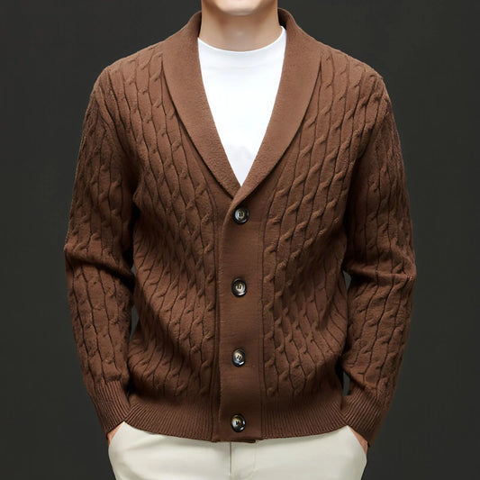 Autumn New Men's Knitwear Cardigan Casual Coat Sweater - Which Mark
