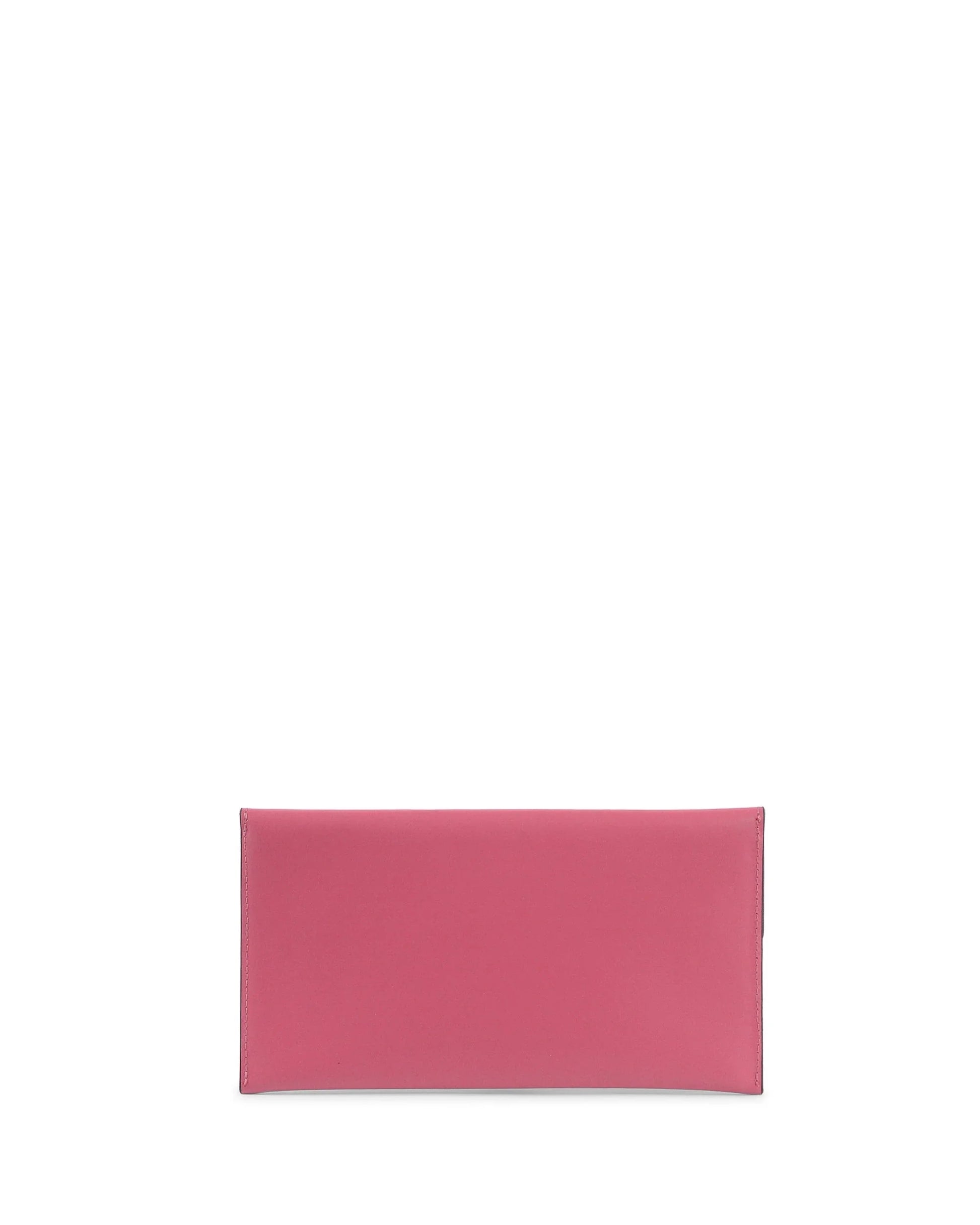 Leather Envelope Clutch Fuxia - Which Mark