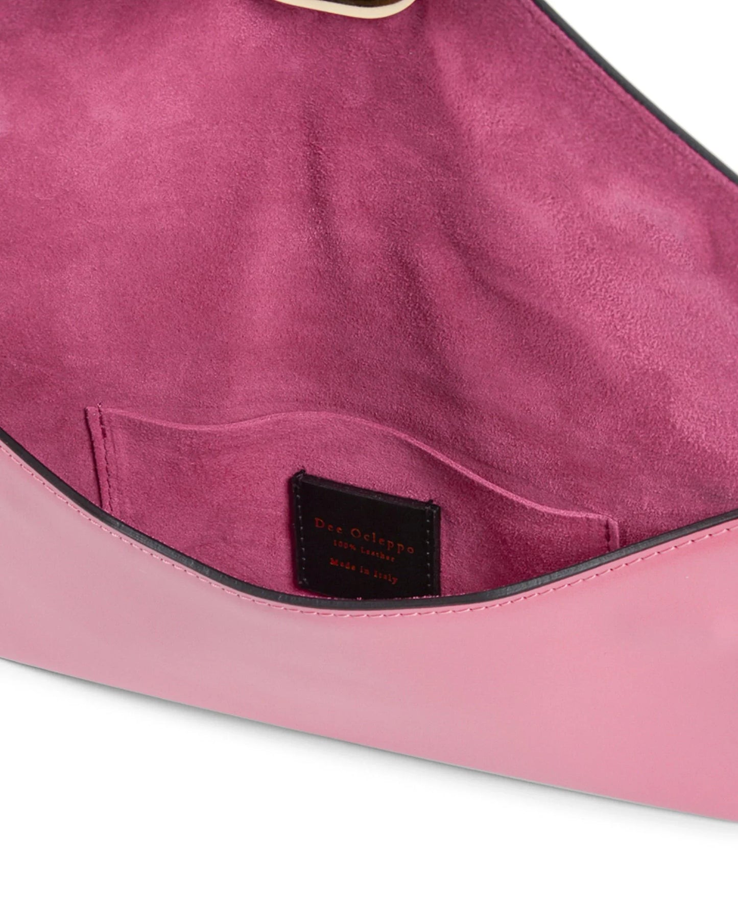 Leather Envelope Clutch Fuxia - Which Mark