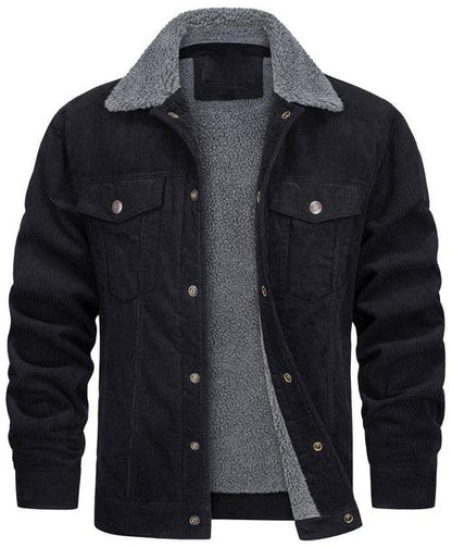 NordWool™ – Corduroy Lapel Plush Jacket for Men - Which Mark