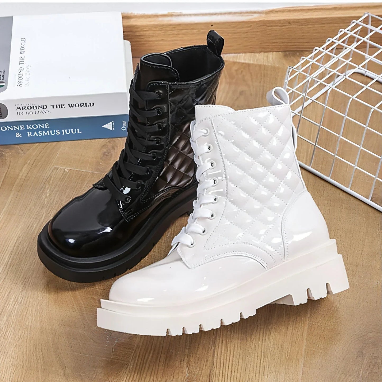 Thick-heeled Boot Women Shoes - Which Mark