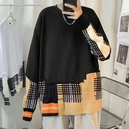 Ins National Fashion Brand Boys' Knitwear Sweater Youth Men - Which Mark