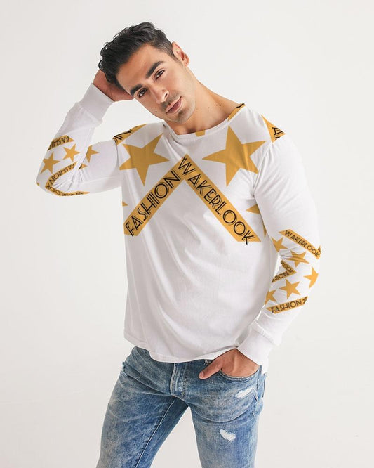 Men's Fashion Long Sleeve Wakerlook Tee - Which Mark