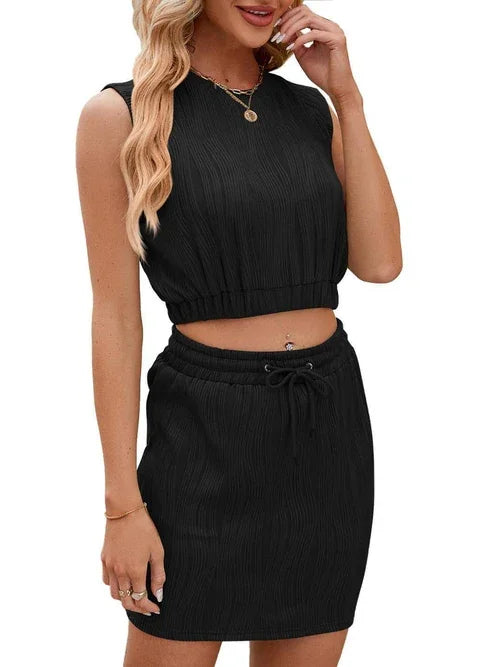 Wave Pattern Design Suit Women Set - Which Mark