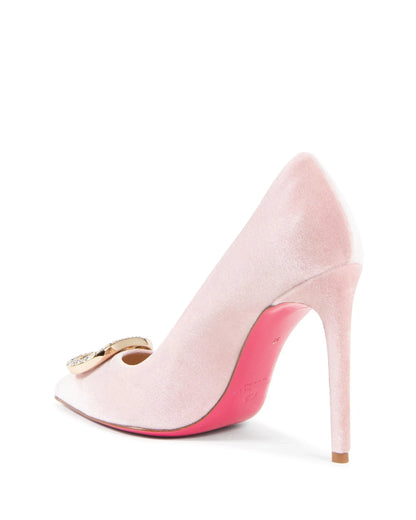 Cindarella Velvet Pump Light Pink - Which Mark