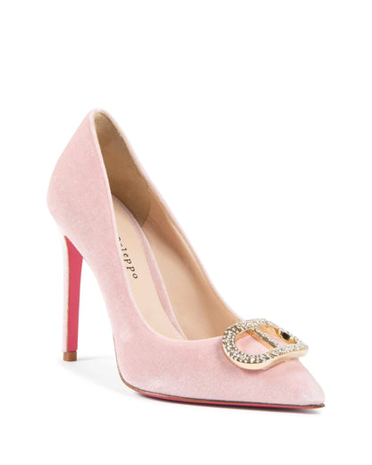 Cindarella Velvet Pump Light Pink - Which Mark