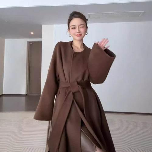 Women's Reversible Cashmere Coat – Elegant & Versatile Winter Style - Which Mark
