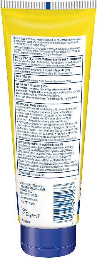 Banana Boat Kids Tear Free Sunscreen Lotion, Broad Spectrum, SPF 60, 240mL - Which Mark