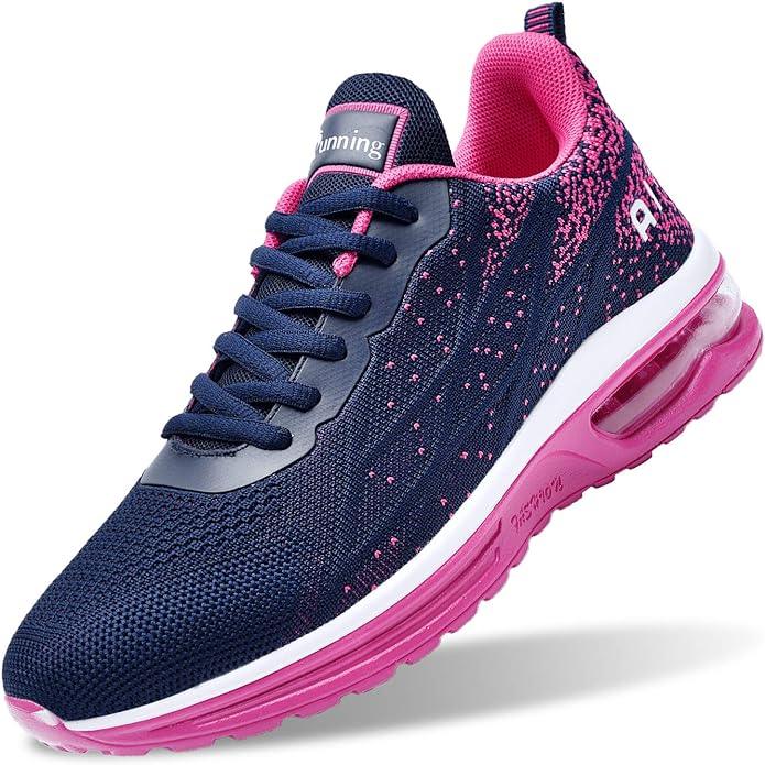Autper Air Running Shoes for Women Comfortable Tennis Walking Shoes Women Sport Gym Sneakers .Size5.5-11 - Which Mark