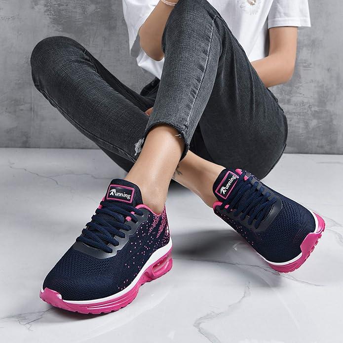 Autper Air Running Shoes for Women Comfortable Tennis Walking Shoes Women Sport Gym Sneakers .Size5.5-11 - Which Mark
