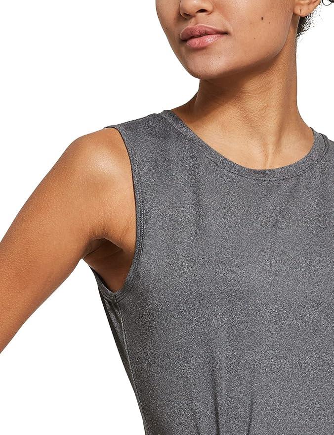 baleaf BALEFA Women's Workout Tank Tops Sleeveless Athletic Sport Shirts Gym Running Yoga Tops - Which Mark