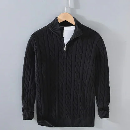 New Men's Warm Thick Needle Turtleneck Sweater Men - Which Mark