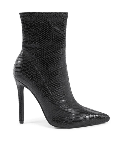 19V69 Italia Womens Ankle Boot Black HF006 NERO - Which Mark