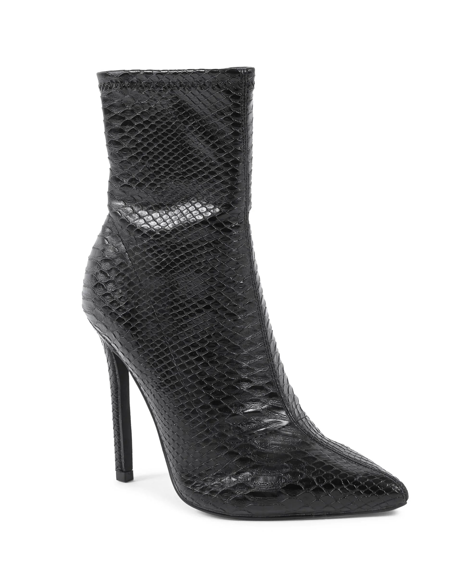 19V69 Italia Womens Ankle Boot Black HF006 NERO - Which Mark