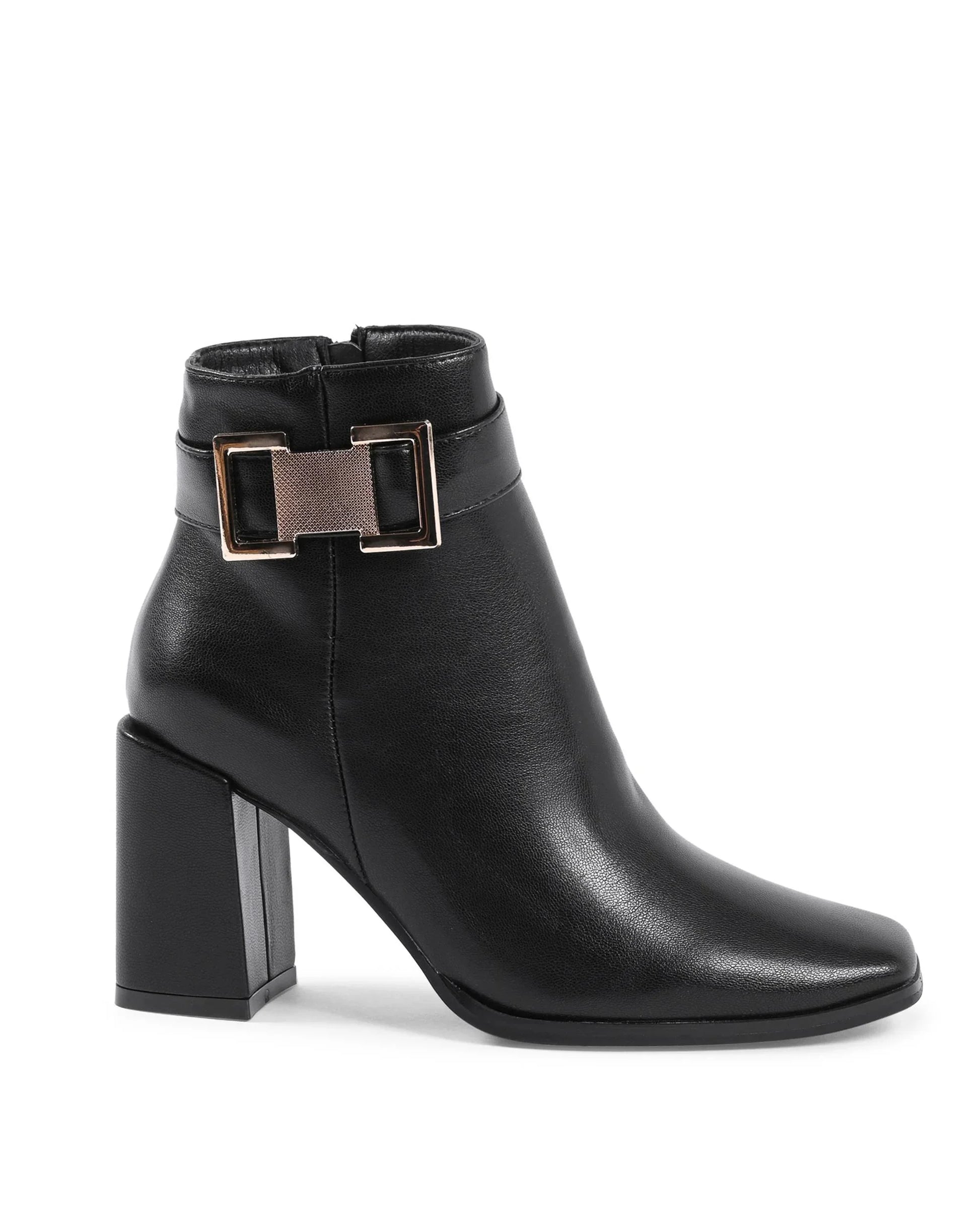 19V69 Italia Womens Ankle Boot Black X726 NERO - Which Mark