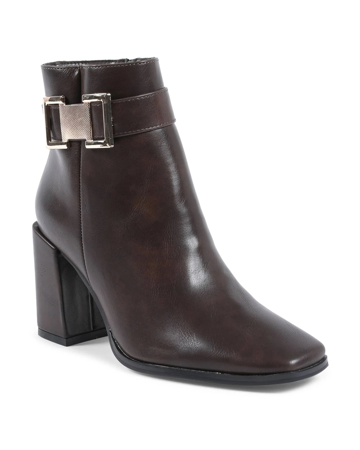 19V69 Italia Womens Ankle Boot Brown X726 MARRONE - Which Mark