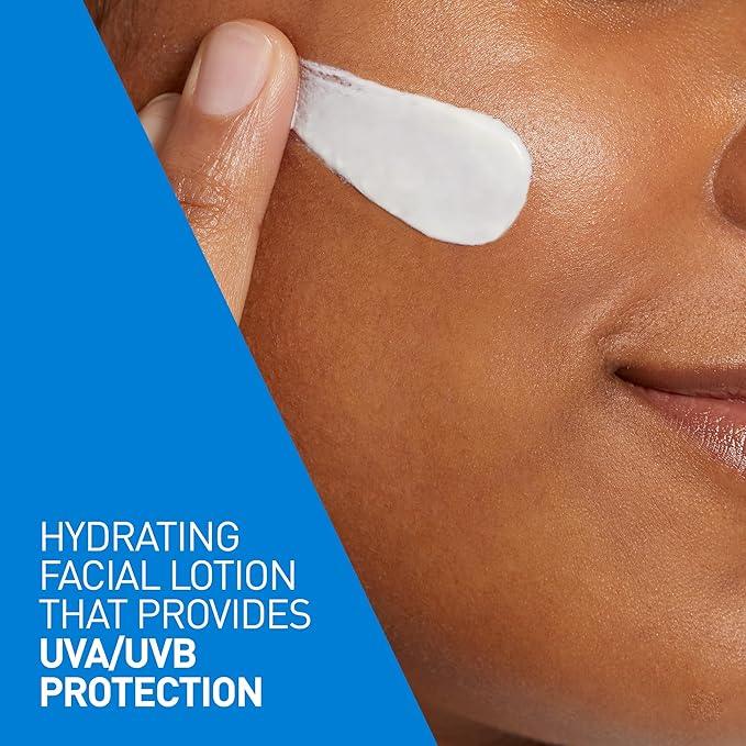 CeraVe Facial Moisturizer with SPF 30. Face Sunscreen Lotion with Hyaluronic Acid, Niacinamide & Ceramides for Women & Men. Oil-free, normal to dry skin. Verified Extended Use Date, Travel Size 89ML - Which Mark