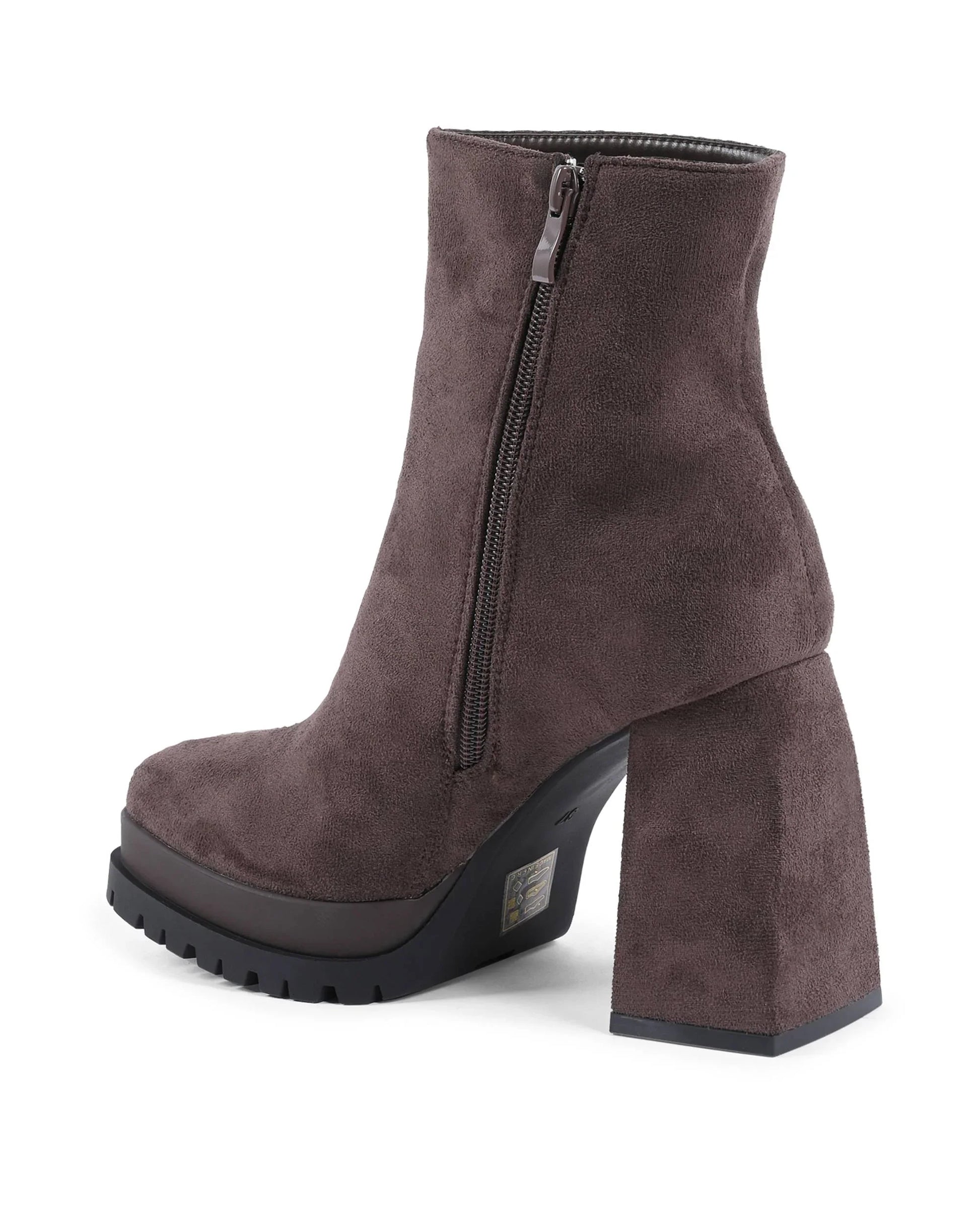 19V69 Italia Womens Ankle Boot Brown X712 MARRONE - Which Mark