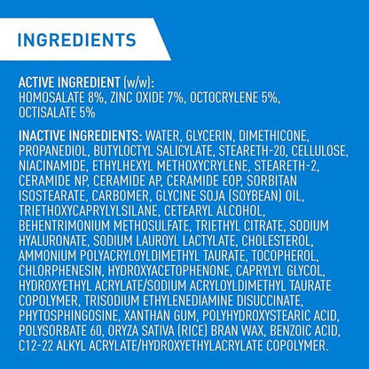CeraVe Facial Moisturizer with SPF 30. Face Sunscreen Lotion with Hyaluronic Acid, Niacinamide & Ceramides for Women & Men. Oil-free, normal to dry skin. Verified Extended Use Date, Travel Size 89ML - Which Mark