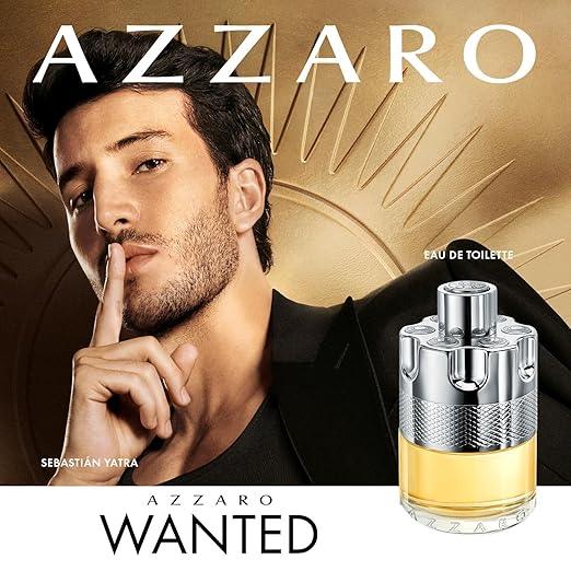 Azzaro Wanted Eau de Toilette - Vibrant & Irresistible Mens Cologne - Woody, Citrus & Spicy Fragrance - Fresh Notes of Cardamom, Lemon, Vetiver - Everyday Wear - Luxury Perfumes for Men - Which Mark