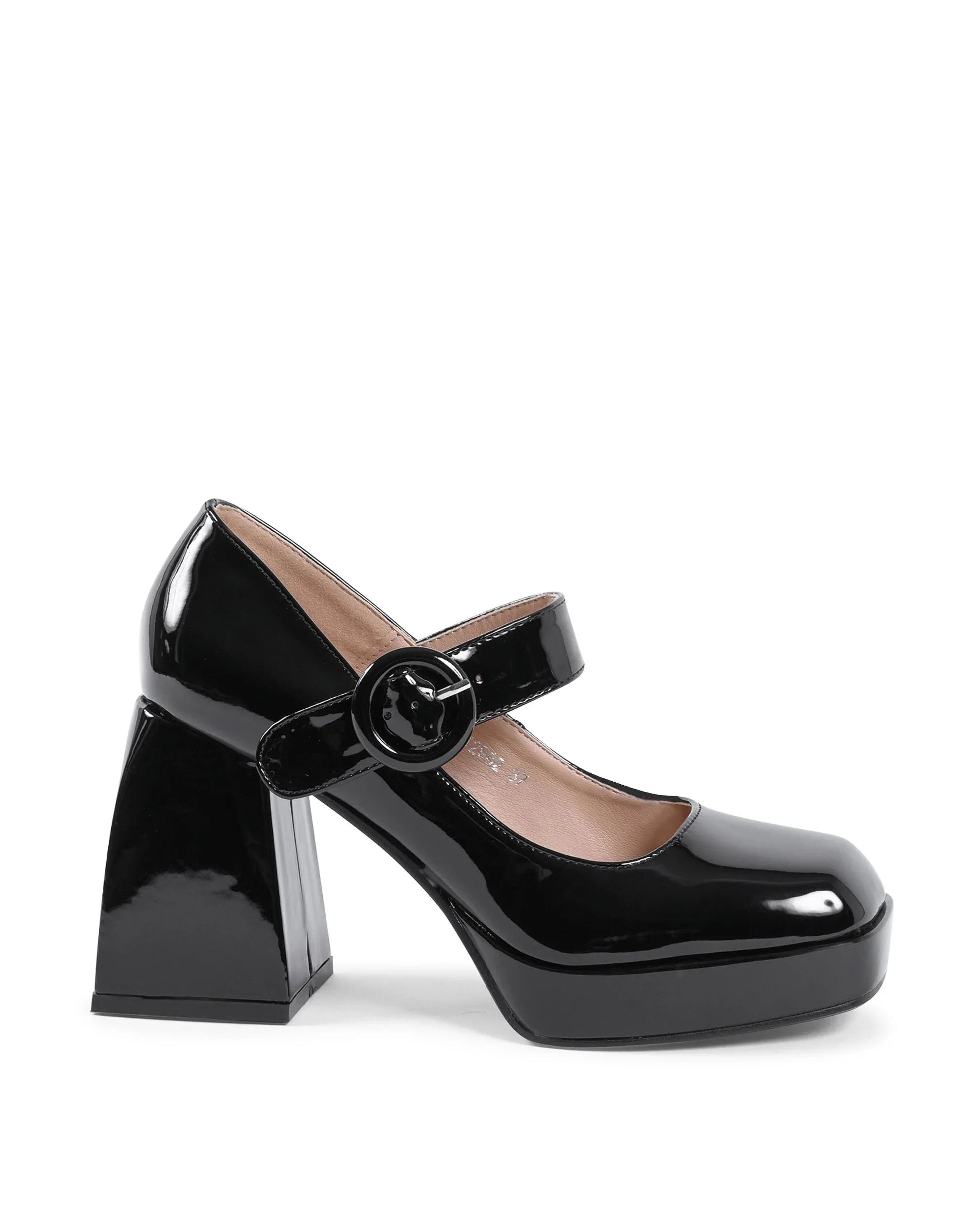 19V69 Italia Womens Mary Jane Pump Black J2962 NERO - Which Mark
