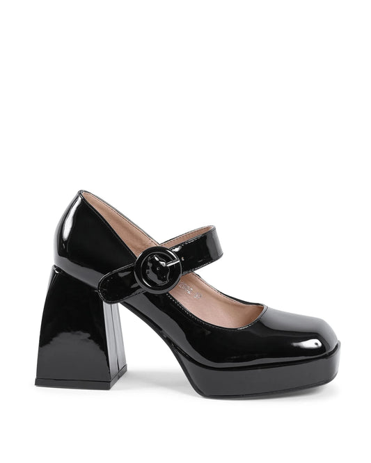 19V69 Italia Womens Mary Jane Pump Black J2962 NERO - Which Mark