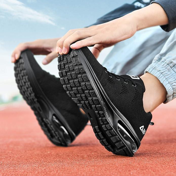 Autper Air Running Tennis Shoes for Men Lightweight Non Slip Sport Gym Walking Shoes Sneaker - Which Mark